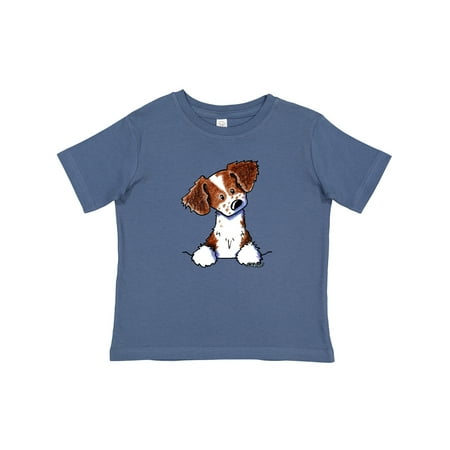 

Inktastic Pocket Brittany Spaniel Gift Toddler Boy or Toddler Girl T-Shirt