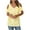 Yellow, variant on Rvkxad Cute Summer Tops for Women Dressy Casual Short Sleeve Cold Shoulder Tunic Trendy V Neck T-shirt Floral Print Tops Shirts Women Gifts Yellow XL