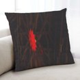 thumbnail image 1 of Ahgly Company Color Focus Red Coussin Décoratif d'Intérieur, 18 Po X 18 Po, 1 of 6