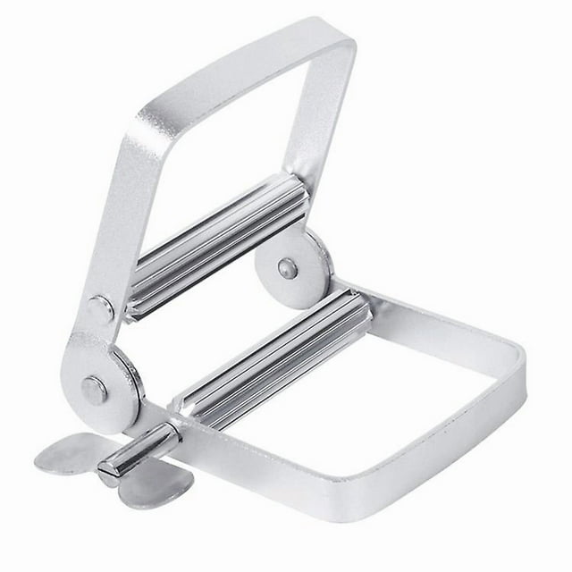Pcs Aluminum Tube Squeezer, Metal Tube Squeezer Tool, Metal Toothpaste Squeezer for Squeezing Toothpaste, Paint, Hand Cream (Silver)