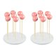thumbnail image 2 of Paquete de 4 soportes para tartas, soporte para piruletas con 7 orificios, soporte redondo para caramelos o chupetes para bodas o fiestas de cumpleaños, 2 of 8