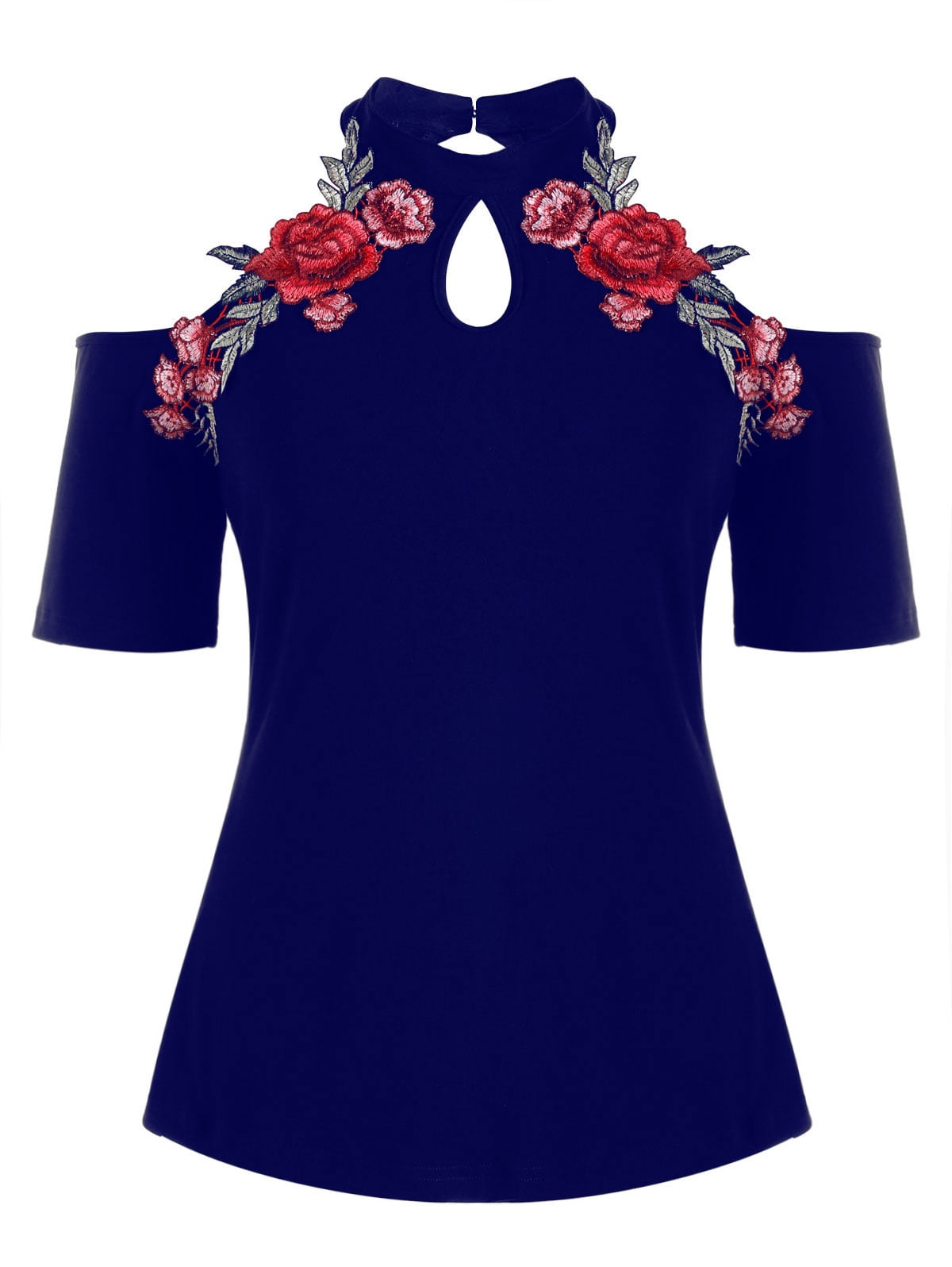 royal blue t shirt dress plus size