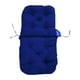 thumbnail image 2 of Cojín de silla de respaldo alto antideslizante para patio, balcón y comedor. Azul, 2 of 9