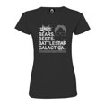 thumbnail image 1 of Womens Bears Beets Battlestar Galactica Deluxe Soft T-Shirt, 1 of 1