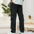 thumbnail image 7 of Fnnxeal Chinos Pants for Men Casual Stylish Stretch Solid Cargo Pants Black Pants for Men Size M, 7 of 7