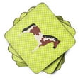 thumbnail image 2 of Carolines Treasures BB7733FC Pinto Horse Green Foam Coaster, Set of 4, 2 of 3