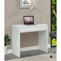 Convenience Concepts Northfield 30 inches Tall 1 Drawer 36-inch Desk, White, All Ages