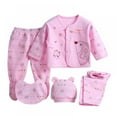 thumbnail image 2 of (5pcs/set)Newborn Baby 0-3M Clothing Set Brand Baby Boy Girl Clothes Cotton Cartoon Underwear, 2 of 2