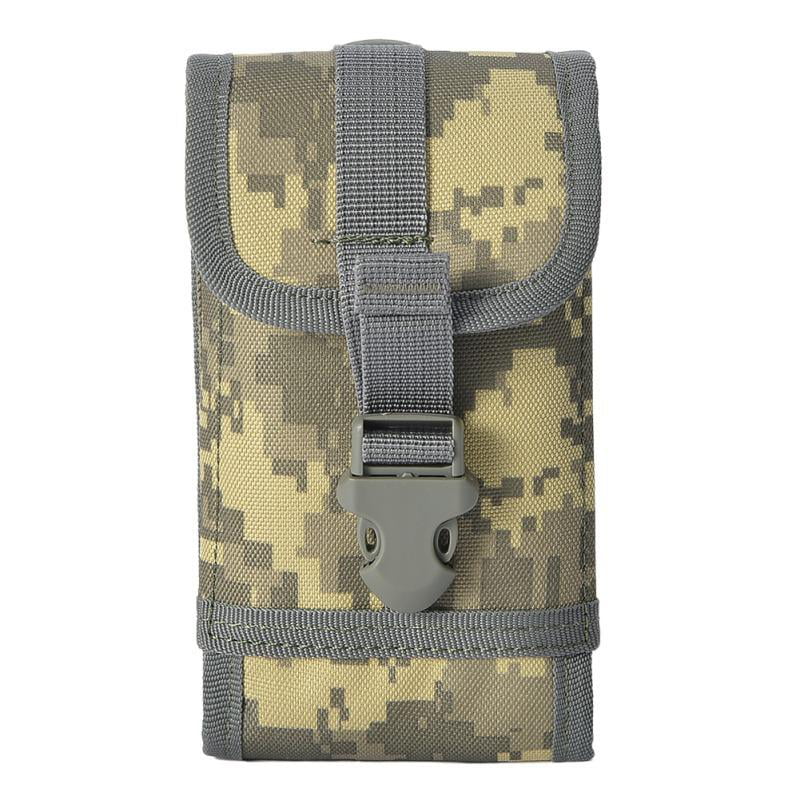 600D Tactical Molle Pouch Portable Waist Belt Pack Bag Phone Pouch Holder Case 