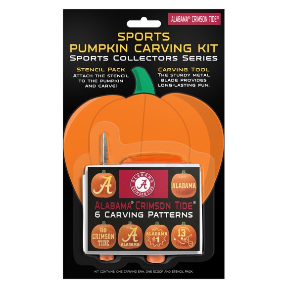NCAA Alabama Crimson Tide Halloween Pumpkin Carving Kit