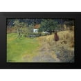 thumbnail image 2 of Thaulow, Fritz 14x11 Black Modern Framed Museum Art Print Titled - Haymaking, Stord, 2 of 5