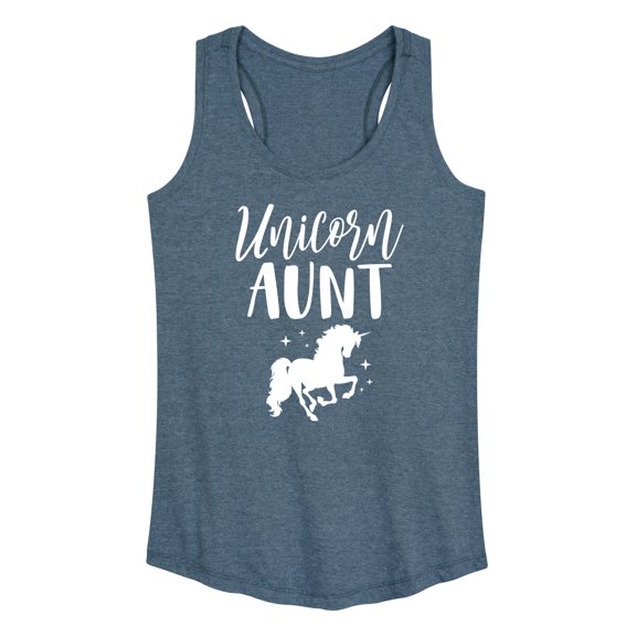 Instant Message - Unicorn Aunt - Women's Racerback Tank Top
