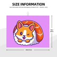 thumbnail image 2 of Fotbe Corgi In Sushi Roll Alfombrilla de Secado para Cocina con Estampado, 18x24 Pulgadas, 2 of 7