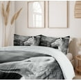 thumbnail image 6 of Ambesonne Black and White Duvet Cover Set, Wolf Portrait, King, Pale Grey, 6 of 6