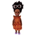 thumbnail image 2 of Muñeca negra, muñeca negra de 14 pulgadas, muñeca negra, muñeca realista, características mejoradas, 2 of 8
