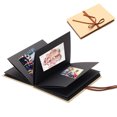 thumbnail image 1 of Coofit Scrapbook Album DIY Creative Simple Folding Photo Album Photo Scrapbook, 1 of 10