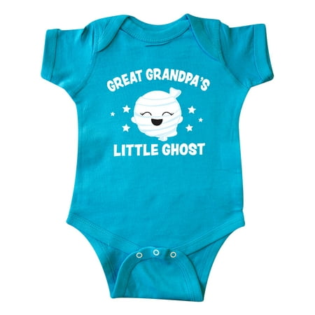 

Inktastic Cute Great Grandpa s Little Ghost with Stars Gift Baby Girl Bodysuit