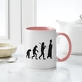 thumbnail image 4 of CafePress - Graduation Evolution Mugs - 11 oz Ceramic Mug - Novelty Coffee Tea Cup, 4 of 4