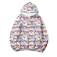 thumbnail image 1 of WEAIXIMIUNG Chandail Camouflage pour Femmes Mignon Dames Mode Décontracté Imprimé de Noël à Capuche à Manches Longues Chandail à Capuchon Haut3, 1 of 3