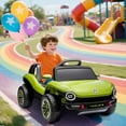 thumbnail image 3 of 12V Licensed Volkswagen Beetle Kids Ride-On Car with Remote Control & LED Lights, 3 of 7