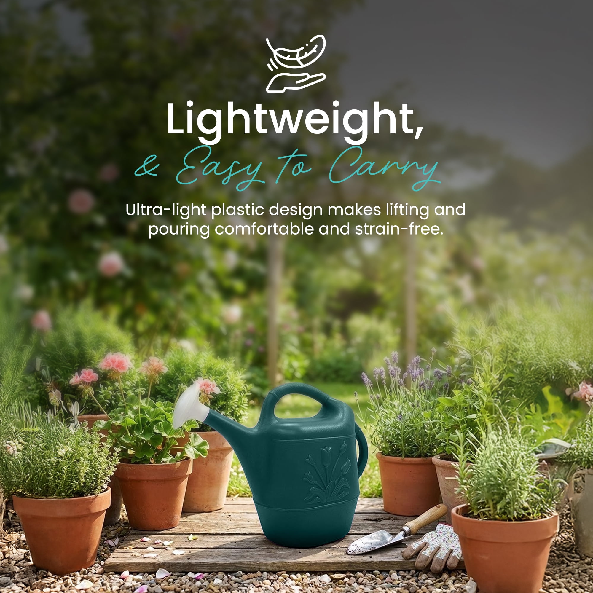 Union Products 2 Gal. Watering Can - Hunter Green