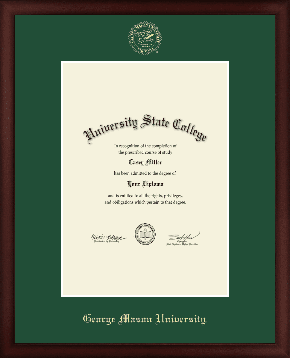 george-mason-university-diploma-frame-document-size-10-x-14