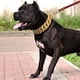 thumbnail image 2 of Strong Metal Dog Chain Collars Stainless Steel Pet Training Choke Collar For Large Dogs Pitbull Bulldog Silver Gold Show Collar ShopWise Round, 2 of 10