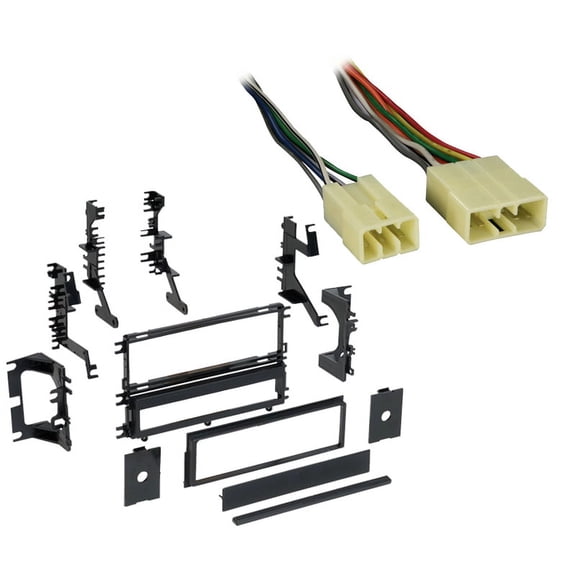 Fits Dodge Colt 1993-1994 Single DIN Stereo Harness Radio Install Dash Kit