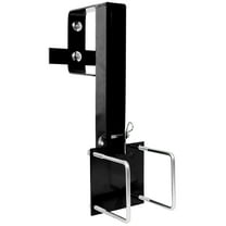 Folding Spare Tire Carrier for RV – Heavy Duty Trailer Spare Tire Mount For 4" Square Bumpers, Securely Mounting 15" and 16" spare tires