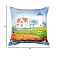 thumbnail image 2 of Betsy Drake Interiors Nubble Lighthouse No Cord Pillow 16x20, 2 of 4