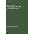 thumbnail image 1 of Metasprachliche Lexikographie (Lexicographica. Series Maior) (German Edition), 1 of 3