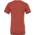 thumbnail image 2 of Canvas Mens Triblend Crew Neck Plain Short Sleeve T-Shirt, 2 of 4