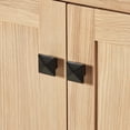 thumbnail image 5 of ARIEL Cambridge 42 Inch Oak Bathroom Vanity with Sink, Carrara White Quartz Countertop 1.5 inch Edge and backsplash, Soft Closing Door and Drawer, Matte Black, 5 of 8