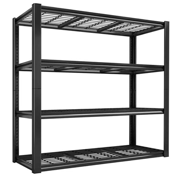 ZEUKMXOO 40" W Garage Shelving Unit, Heavy Duty  Storage Shelves, Adjustable Metal Rack, Industrial Shelving for Basement, Garage, Basement