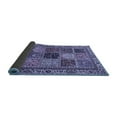 thumbnail image 2 of Ahgly Company Indoor Square Abstract Blue Modern Area Rugs, 7' Square, 2 of 4