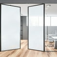 thumbnail image 5 of Uxcell Window Privacy Film, 3000x120mm Non-Adhesive Frosted Glass Window Clings, Sun Blocking Window Decals, White, 5 of 6