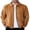 Light Brown, variant on Men's Flight Suede Jacket Aviator Bomber Jacket Vintage Suede Jaket Leather Coat