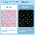 thumbnail image 7 of Cooling Blanket for Hot Sleepers,Glow in the Dark Blanket Unicorns blanket for Girls,Soft Summer Blanket for Boys Girls,50x60In, 7 of 7
