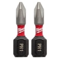 thumbnail image 1 of Milwaukee 48-32-4411 SHOCKWAVE Impact Phillips #1 Embouts d'Insertion (Lot de 2), 1 of 1