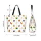 thumbnail image 5 of Balery Funny Chicken Bolsa Tote Estilo Estético con Cremalleras, Bolsa de Hombro, Bolsa de Compras Grande y Plegable, 5 of 8