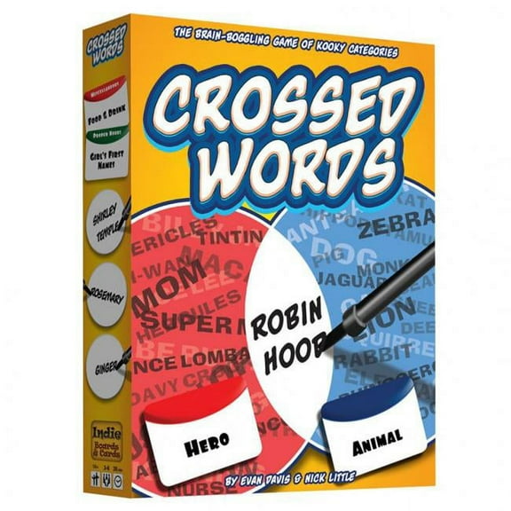 Indie Boards & Cards IBCCRW01 Crossed Words Board Game