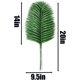 thumbnail image 3 of 12 hojas de palmera artificiales, hojas de palmera falsas, hojas de palmera grandes tropicales, plantas verdes para fiestas hawaianas, fiestas en la jungla, decoraciones con hojas de palmera grandes, 3 of 7