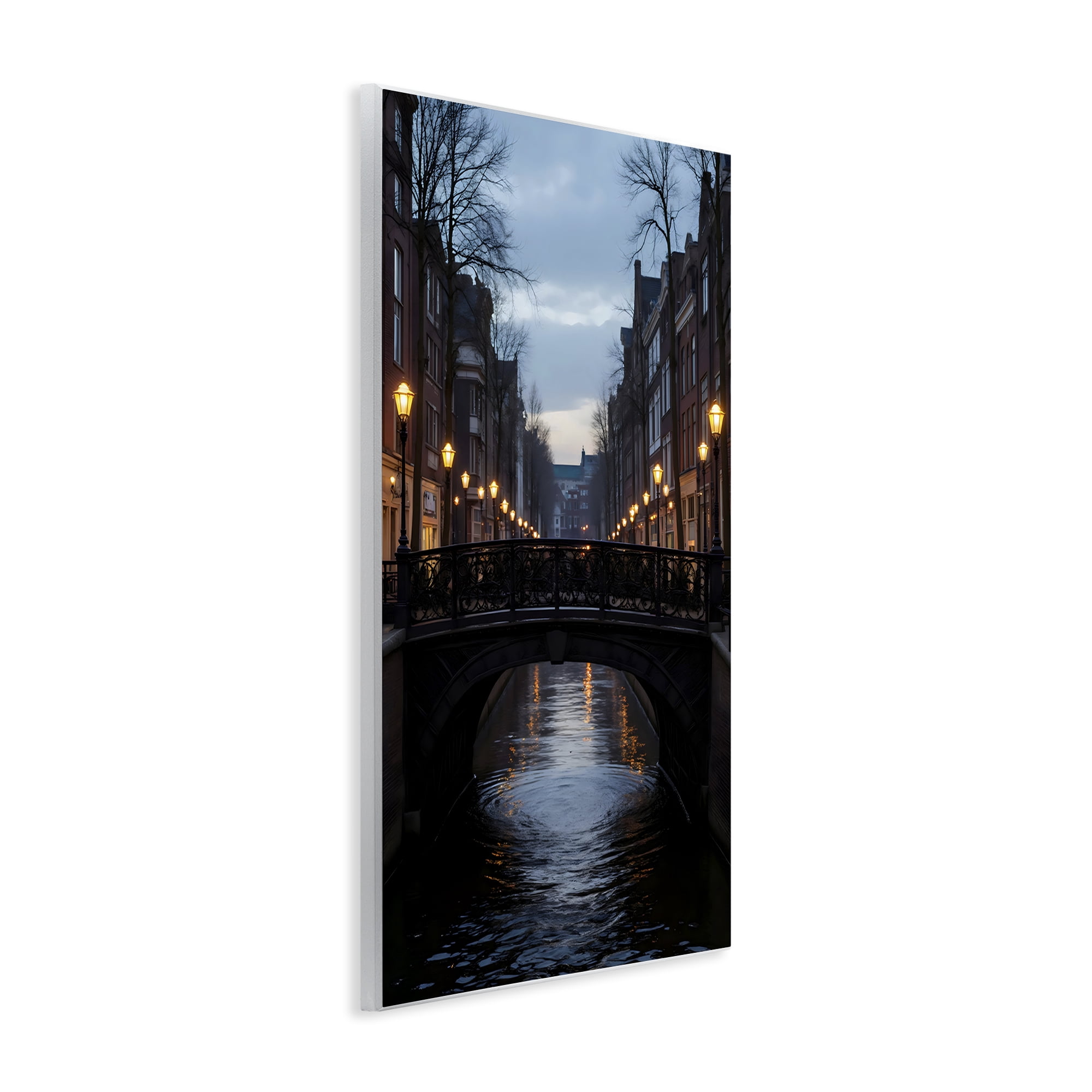 Stupell Industries Lantern Light over Quiet Canal Wall Plaque Art, design by Creative Studio