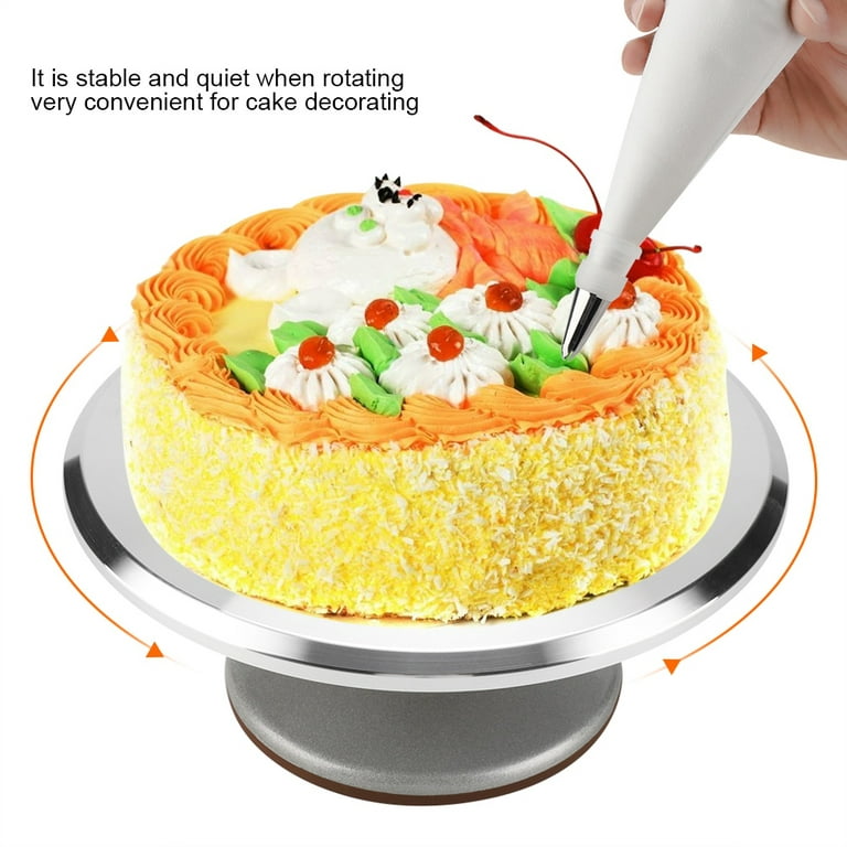 UTEN Cake Stand Uten 12 Inches Aluminium Cake, Cake Turntable, Cake Spinner,  Decorating Display Standble, Easy