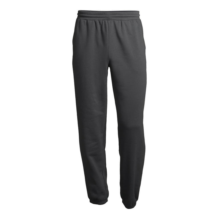 Athletic Works Men's Fleece Cinch Pants, up to Size 2XL 