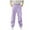 Purple, variant on ameIAEA Girls Boys Jogger Pants Casual Athletic Trousers Kids Quick Dry Running Workout Pants with Pockets