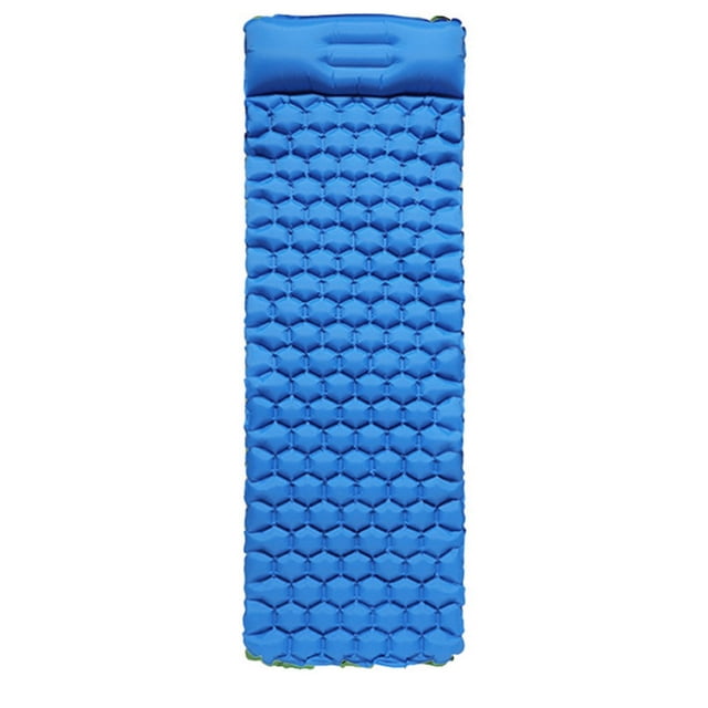Ultra-Lightweight Inflatable Sleeping Pad with Foot Pump for Outdoor Comfort!
