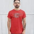 thumbnail image 3 of Tee Hunt Merry and Bright T-shirt Christmas Eve Holiday Spirit Festive Men's Tee, Red, 4X-Large, 3 of 5