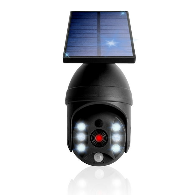 Bell + Howell Bionic Spotlight Extreme Black 2 Pack 360° Adjustable 250 Lumen Solar Powered Motion Sensor Outdoor Security Light Weatherproof