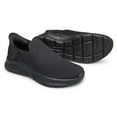 thumbnail image 7 of vibdiv Men's Hands Free Slip on Walking Shoes Lightweight Comfortable Tennis Casual Sneakers zapatos de hombre All Black Size 8.5, 7 of 7